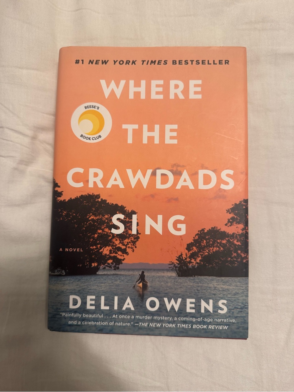 Where the Crawdads Sing by Delia Owens - Coral & Blue Paperback